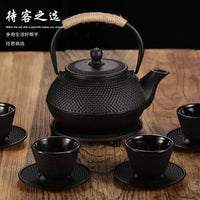厂家供应家用小粒铁壶泡茶壶铁壶无涂层雕刻茶具茶壶产地货源批发