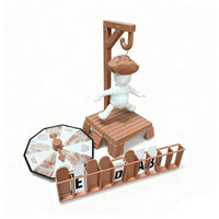 Adhesive Hangman Game Screenscreenless Hangman Game with Adhesive Pieces Travel Toy Lightweight Educational for Children