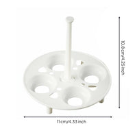 Egg Tray Egg Steamer Rack High Temperature Resistant Multi-Hole Steaming Tray