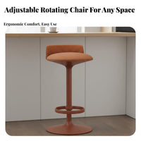 Adjustable rotating Stool with spine supportrest Modern Minimalist Design for Dining Room