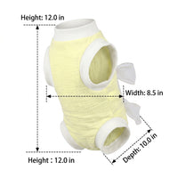 Cat Recovery Suit Post Surgery Pet Clothing with Ties, Abdominal Surgery Pet Suit, Post-Operative Pet Clothing for Anti-Licking Hospital Wear