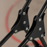 Upright Foldable Bike Stand Compact L-Shaped Bike Stand Long-Lasting Safe for Cyclists, Garage