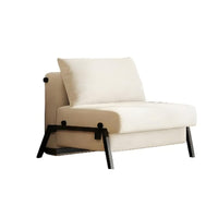 transformable Loveseat Bed Multi-Functional Armless Futon Bed Space-Saving Modern clean look for Young Adults, Office Workers
