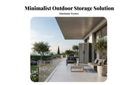 2-Door Storage Cabinet Waterproof Freestanding Metal Shoe Locker Sun-Resistant robustDuty for Gardeners, Families, Balcony