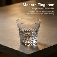 Kiriko-style Whiskey Glass, Japanese Style Cut Glass