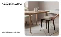 Stackable Leg Stool Space-Saving Padded Stacking Stool Multi-Purpose for Kitchen