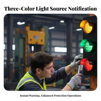 Three-Phase Power Indicator Light Sturdy Construction Three-Color Warning Light
