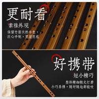 批发无膜孔短笛初学者竹笛乐器小笛子e调d小学生专用g/f古风横笛c