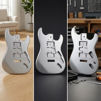 Glossy ST-Style Guitar Body Pre-Routed Electric Guitar Body for Luthiers