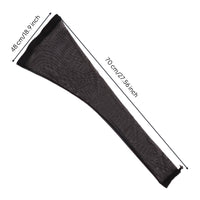 Breathable Mesh Hair Cap Stretch Cylindrical Hair Net Comfortable Headwear Washable for Sleeping