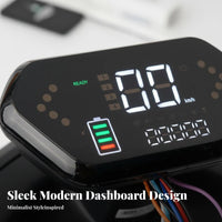 Digital Display Instrument Cluster High Visibility Readout Electric Two-Wheeler Instrument Cluster Universal Power 48V-72V LED Dashboard