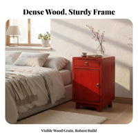 Chinese design Storage Trunk Multifunctional Design Single-Door Nightstand