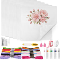 Neat Holes Rectangular Canvas Sheet Mesh Embroidery Canvas White