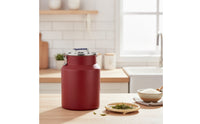 Sealed Storage Canister Stainless Steel Canister with Clasping Lid dampnessResistant Airtight Food Storage Container for Tea Lovers, Pet Owners