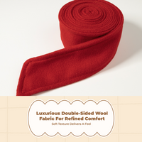 Winter Wool Sash, Adjustable Waist Belt, For Coats