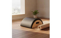 Curved Spine Stretcher with Wooden Body Curved Spine Stretcher Comfortable Fitness Equipment for Fitness Sanctuary Room