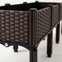 Plant Pots and Raised Beds for Garden, Stackable Planter for Outdoor Plants and Flower Pot, Breathable Floor Standing Easy Raised Garden Bed