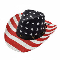 American Flag Hat Lightweight & Comfortable Independence Day Party Costume