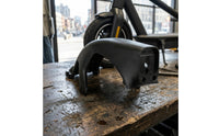 Long-Lasting Rear Mudguard Weather Resistant Scooter Mudguard Black Replacement Part Matte for Commuters