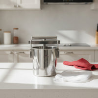 Detachable Manual Food Press Multi-Functional Stainless Steel Food Press Rust-Resistant Manual Vegetable Press Dishwasher Safe for Home Cooks