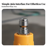 Stainless Steel Construction High Pressure Spray Resistant Pressure Washer Quick Connector Heavy Duty for Driveway Cleaning
