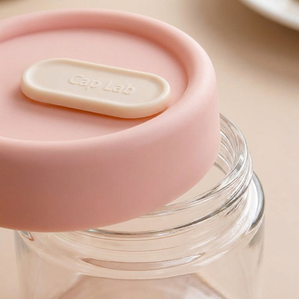 Overnight Oats Container, Heat-Resistant Glass Steam Bowl, Leakproof Glass Jar with Lid for Home Cooking