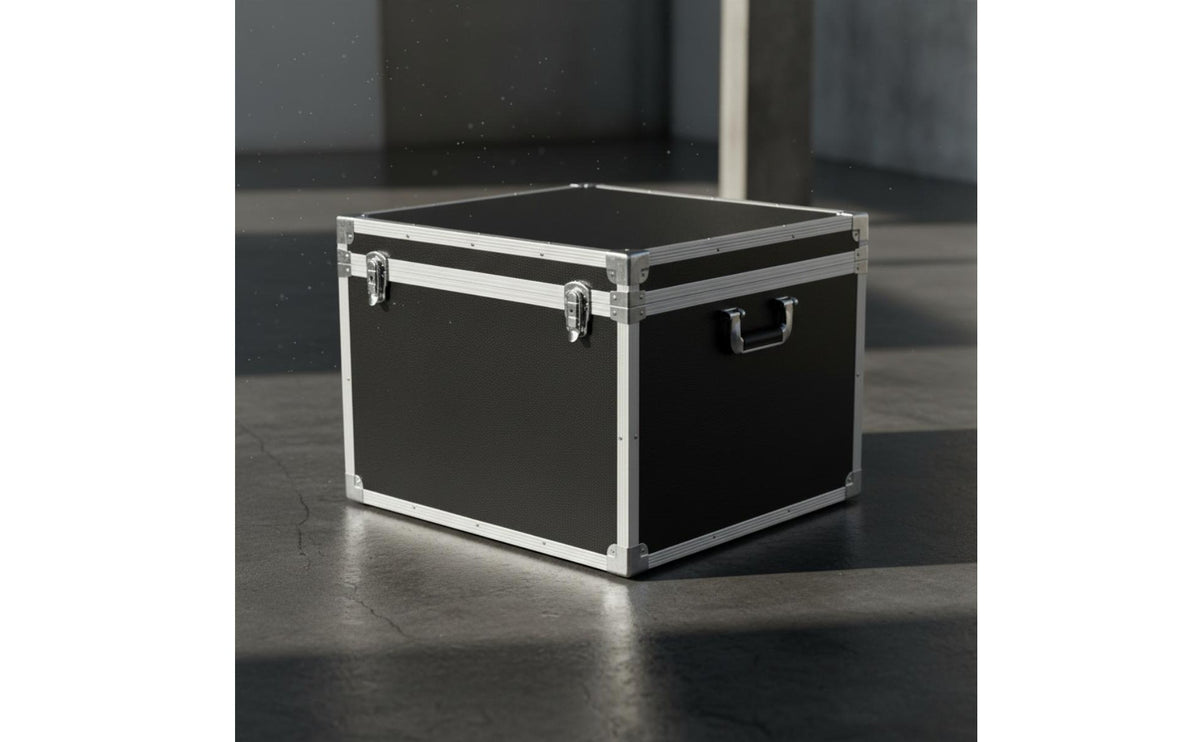 Multi-Purpose Aluminum Equipment Case Lockable Latches Locking Instrument Road Case Reinforced Corners Wheeled Equipment Chest for Musicians, Technicians, Photographers, Travel, Touring, Stage Production