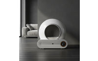 Smart App Control Self Cleaning Litter Box Large-Capacity Automatic Litter Box Safety Sensors Pet Supply Handshands-off for Indoor, Apartments