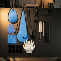 Saxophone Cleaning Kit Absorbent Saxophone Care Kit Zippered for Instrumentalists, Students, Travel, Rehearsals