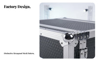 Audio Equipment Audio Transport Enclosure Heavy Duty Aluminum Reinforced Corners for DJs, Artists, Stage
