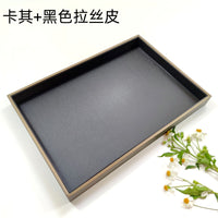 拉丝皮柜台看货盘首饰盘手机展示盘珠宝收纳盘眼镜展示盘丝巾盘