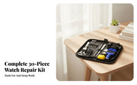 Complete Watch Repair Tool Kit | Organized Interior Layout, Watch Repair Kit, for Replacement