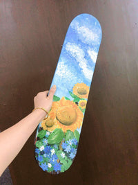 DIY手绘儿童滑板七层枫木双面空白装饰光板 白板面幼儿园画画喆佳