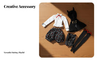 1/3 Doll Clothes Set Doll Apparel Fashionable Toy Accessory for Girls, Kids, Decoration