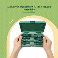 Screwdriver Set, Phillips & Flat Head, attractive grip, Multi-Function Repair Tool for Home & Garage