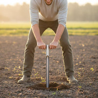 Manual Soil Auger Easy to Use Ground Boring Tool Heavy Duty Steel