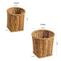 Desktop Storage Basket Iron Frame Desktop Organizer Basket Easy to Clean