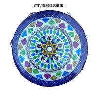 铃鼓舞蹈道具新疆维吾尔族手鼓幼儿园手拍鼓乐器敦煌飞天鼓考级用