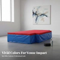 High Jump Landing Mat Tear-Resistant Backward Flop Flop Mat Zippered Cover Pole Jump Landing Landing Area for Athletes, Students, Gymnasium