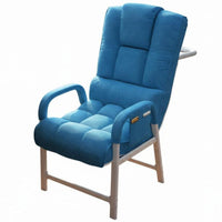 Padded Folding Lounger Foldable Design Recliner Adjustable Spine Supportrest Multi-Position Locking for Office Workers, Bedroom