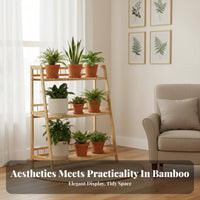 Multi-Tier Plant Stand adaptable Configuration for Balcony, Gardeners, Beginners
