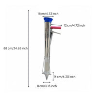 Manual Vegetable Planter No-Bend Design Stainless Steel Vegetable Transplanter