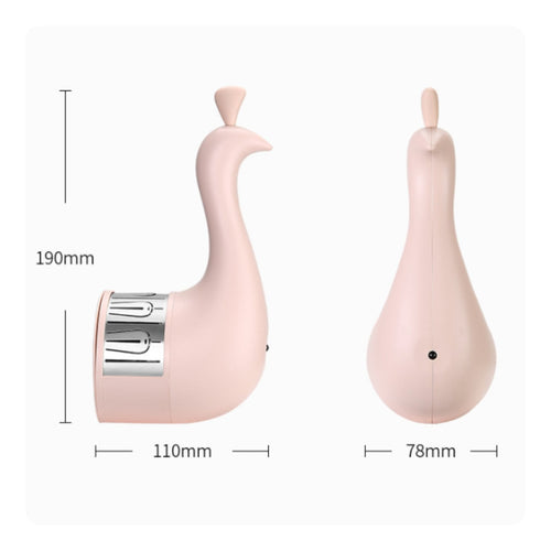 Peacock Projection Lamp USB Rechargeable Creature Shaped Night Light Touch