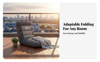 Adjustable Floor Lounger Lightweight and Portable Adjustable Backrest Lounger