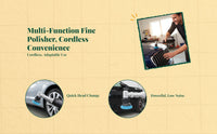Cordless car polisher for detailing