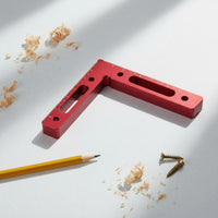 High Precision 90 Degree Positioning Square Rust Proof Right Angle Clamping Square Anodized Finish Woodworking Corner Clamp Tool Easy to Use for Woodworkers, Carpenters