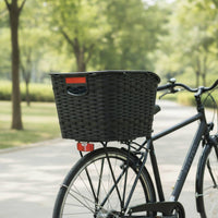 Rear Bike Basket Thickened Rear Bike Basket Rigid for Students, Daily Commute