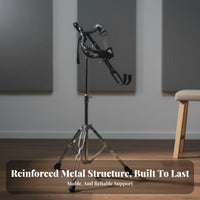 Hand Drum Stand Electroplated Finish African Drum Stand Heavy Duty Bracket for Drummers, Practice Sittings
