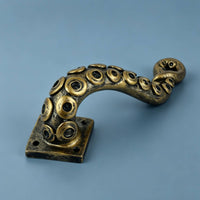 Cephalopod Door Handle Antique Bronze Cephalopod Tentacle Door Handle Nautical