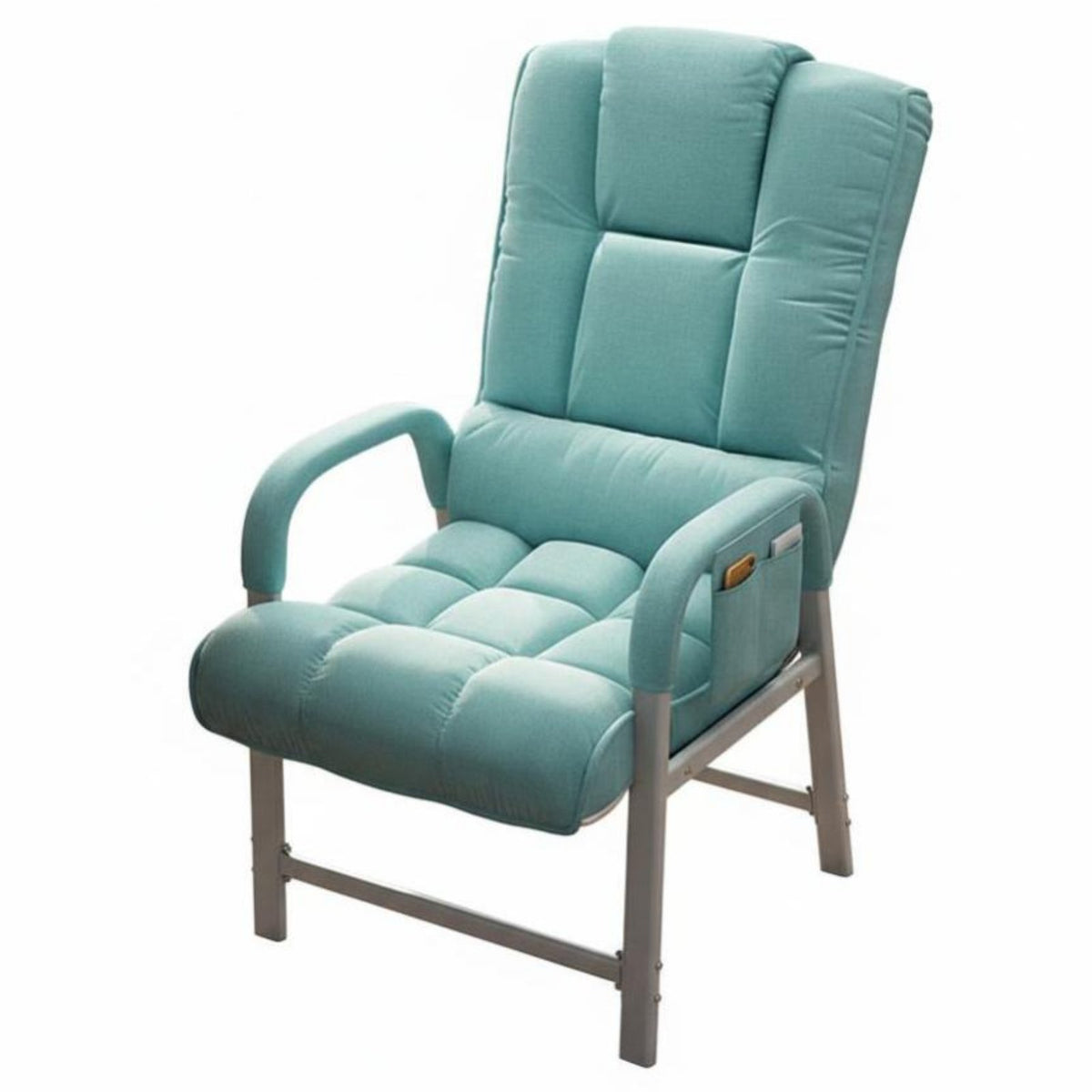 Recliner with Footstool Adjustable Backrestrest Padded Chair and Ottoman Set Ergonomic Design exceptionallySoft Fabric